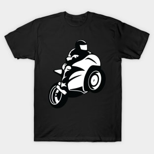 Super Sport Bike Motorcycle Rider T-Shirt